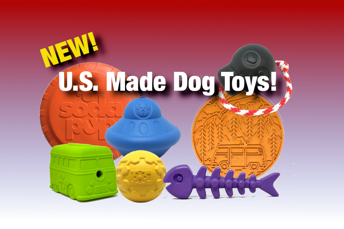 Introducing SodaPup - Durable Dog Toys Made in the USA