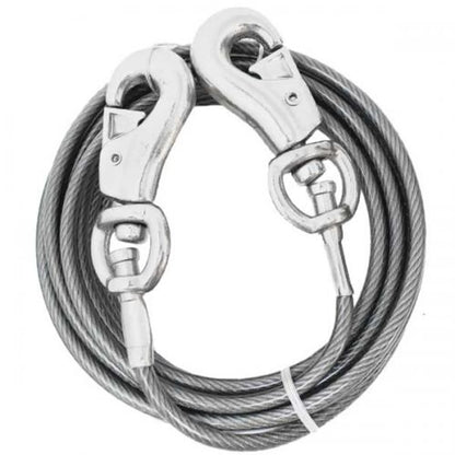 Boss Pet Super Heavy-duty Dog Tie Out Cables - 10ft up to 40ft - Up to 250lbs