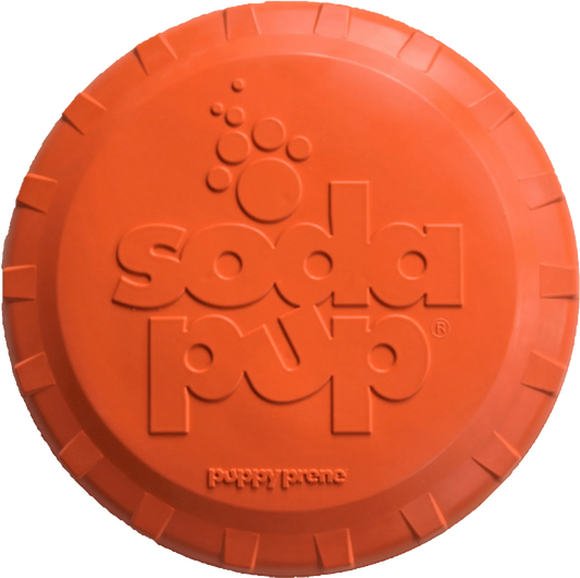 Durable Rubber Dog Frisbee - Made in USA