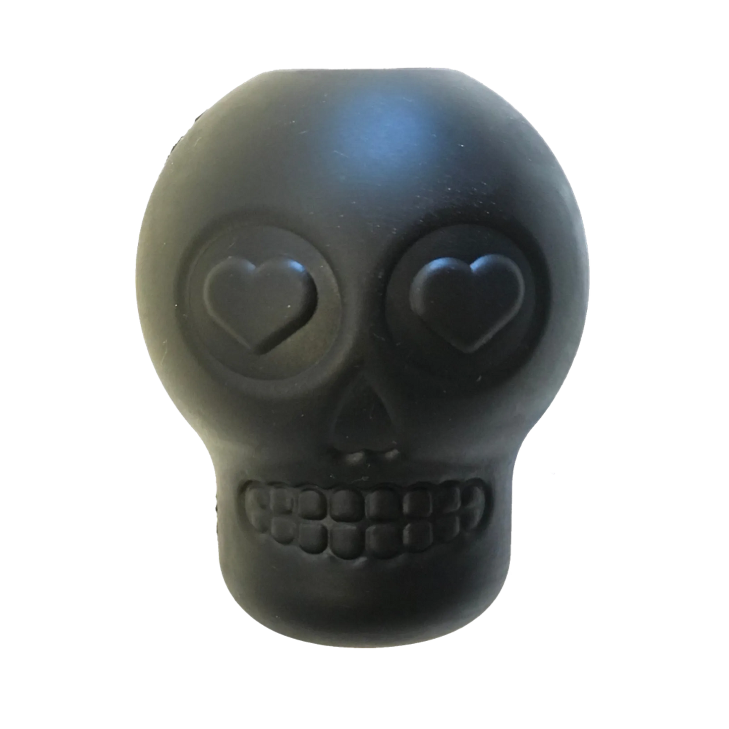 MKB Sugar Skull Durable Rubber Chew Toy & Treat Dispenser