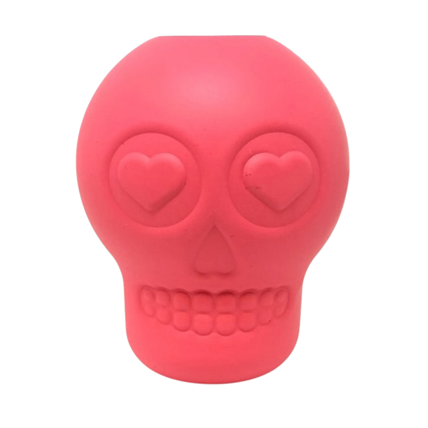 MKB Sugar Skull Durable Rubber Chew Toy & Treat Dispenser