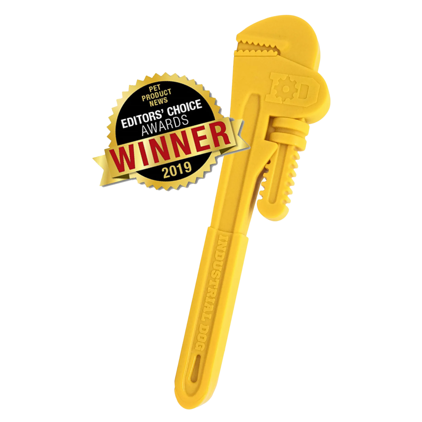 ID Pipe Wrench  Ultra Durable Nylon Dog Chew Toy for Aggressive Chewers