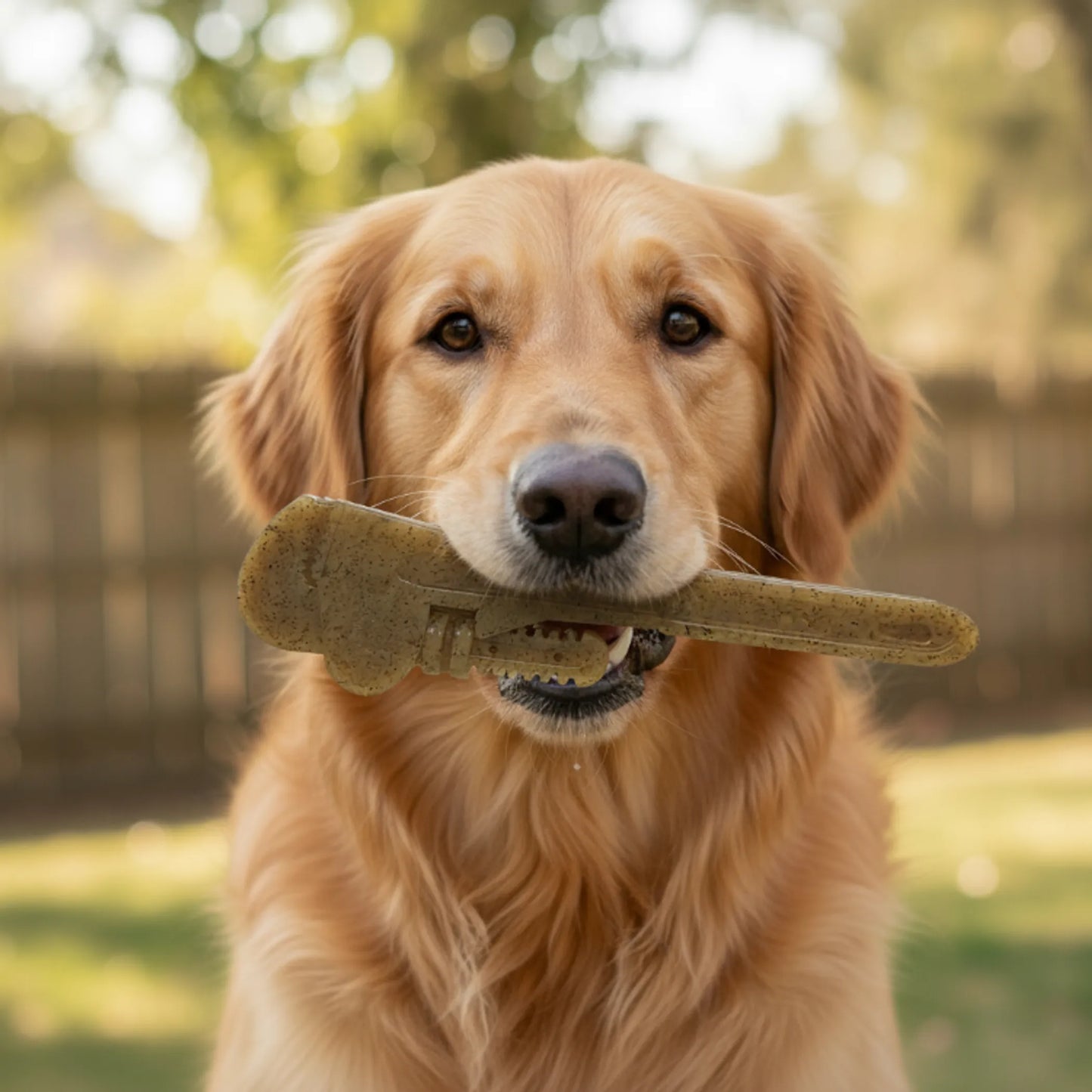 ID Pipe Wrench  Ultra Durable Nylon Dog Chew Toy for Aggressive Chewers