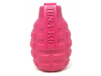 Puppy Chew Toy Grenade Dog Toy & Treat Dispenser for Teething Puppies - USA-K9  - Made in USA