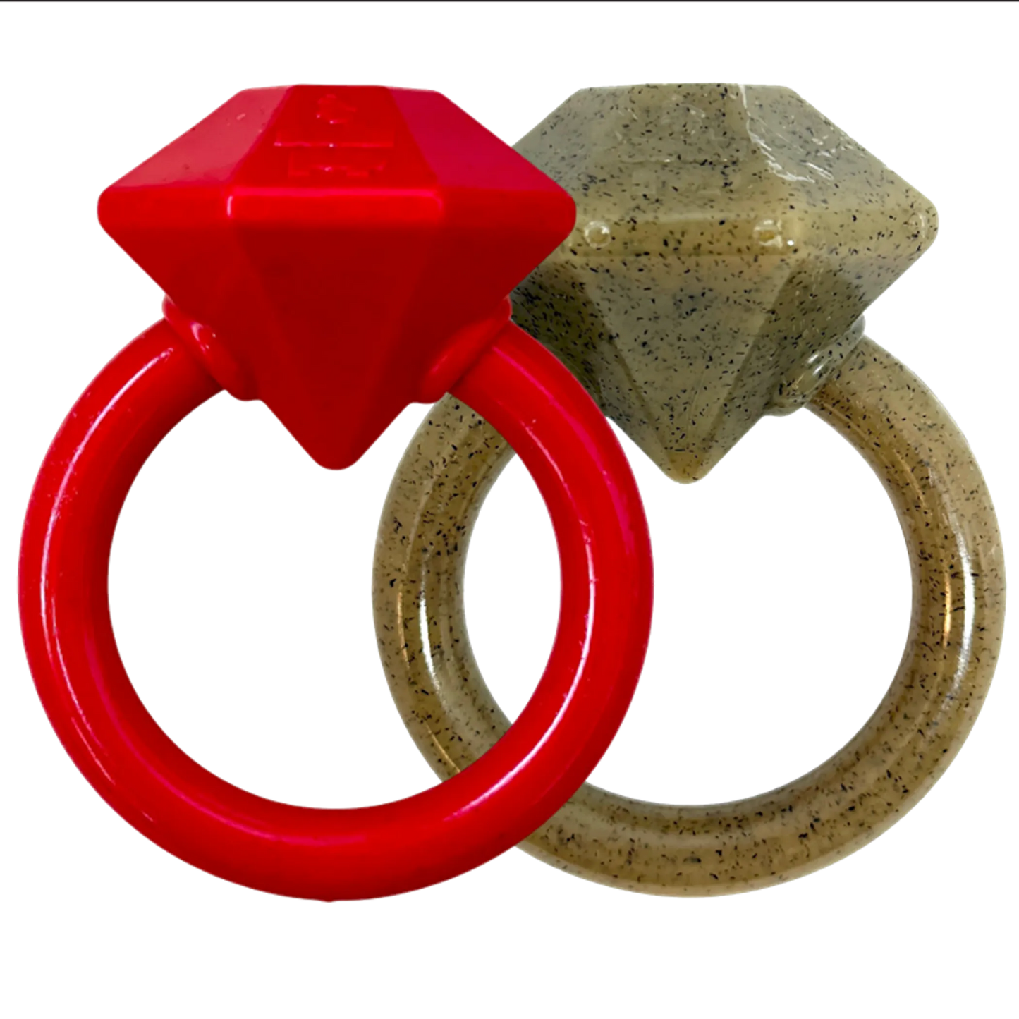 Diamond Ring Durable Teething Ring for Puppies and Aggressive Chewers