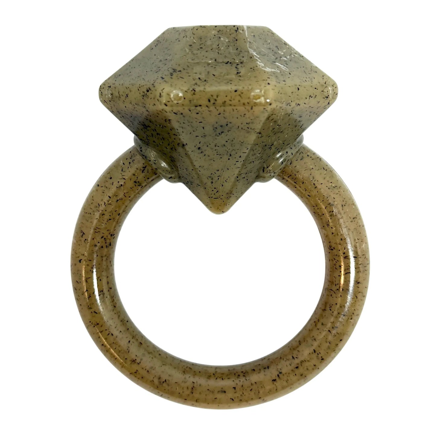 Diamond Ring Durable Teething Ring for Puppies and Aggressive Chewers