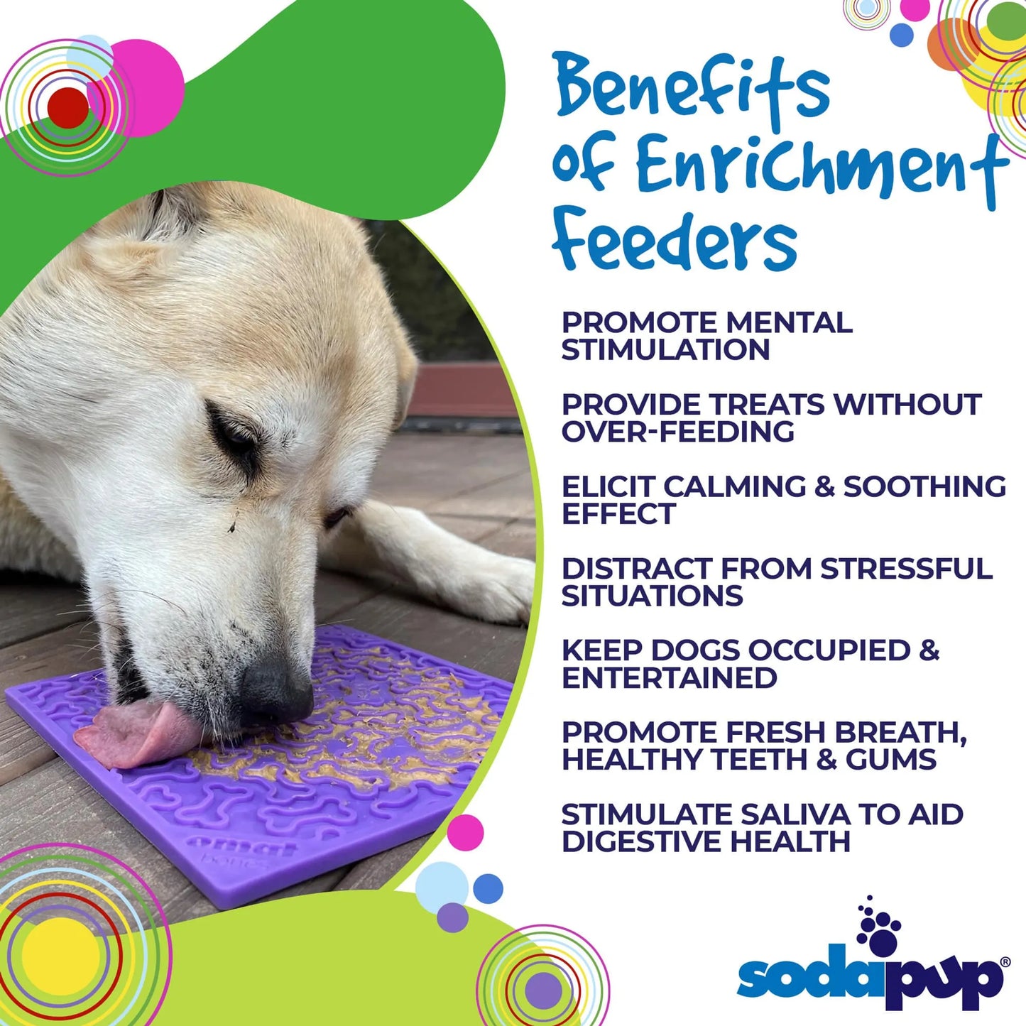 Bones Design eMat Enrichment Lick Mat