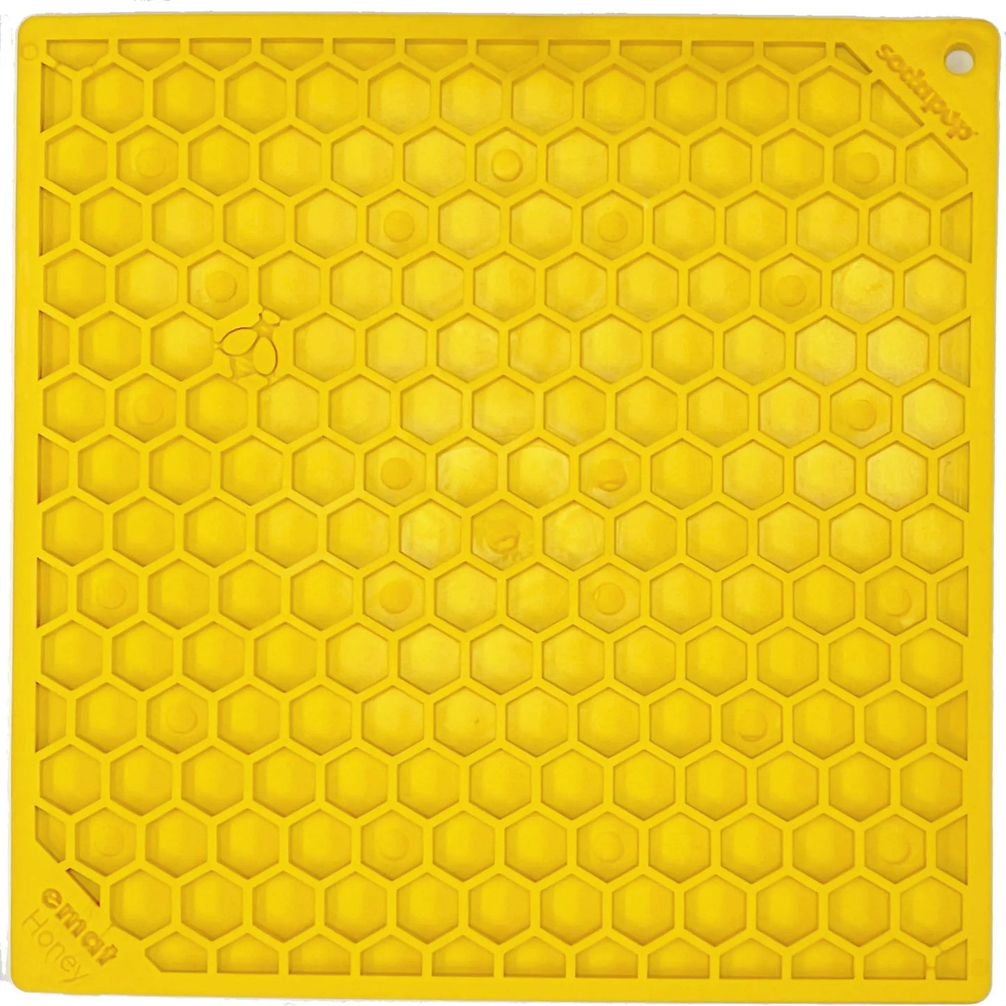 Pet Lick Mat - Honeycomb Design - Emat Enrichment Licking Mat