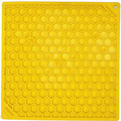 Pet Lick Mat - Honeycomb Design - Emat Enrichment Licking Mat