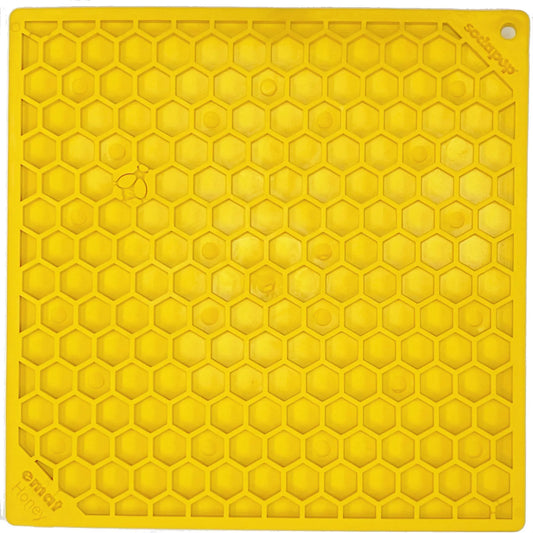 Pet Lick Mat - Honeycomb Design - Emat Enrichment Licking Mat