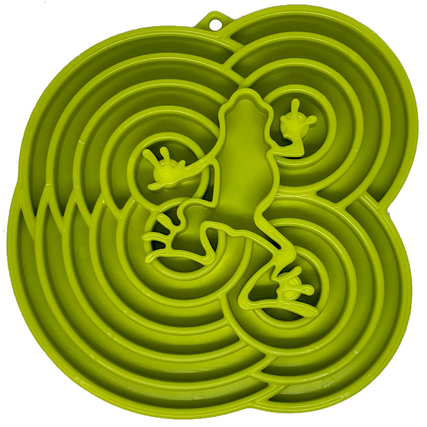 Water Frog eTray - Shallow Slow Feeder Dog Bowl for Enrichment