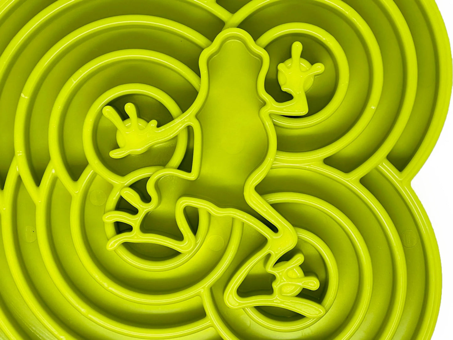 Slow Feeder Bowl - Tree Frog Design - eTray Enrichment Slow Feeding Tray for Dogs