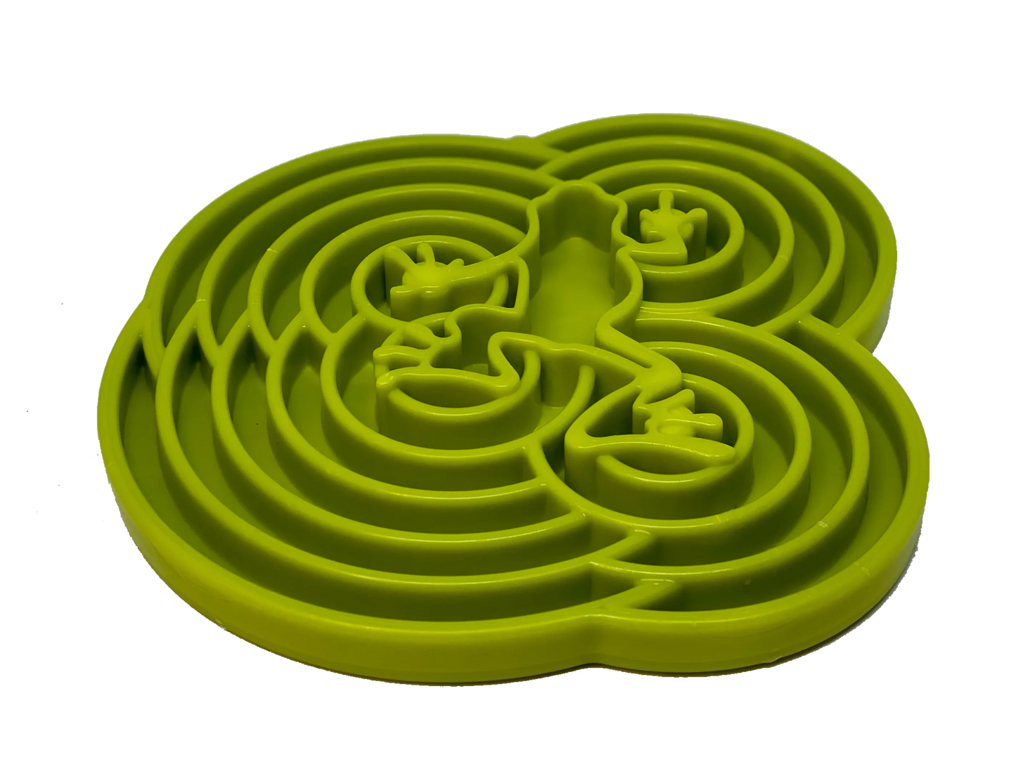 Slow Feeder Bowl - Tree Frog Design - eTray Enrichment Slow Feeding Tray for Dogs